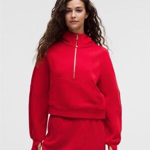 Scuba half zip hoodie